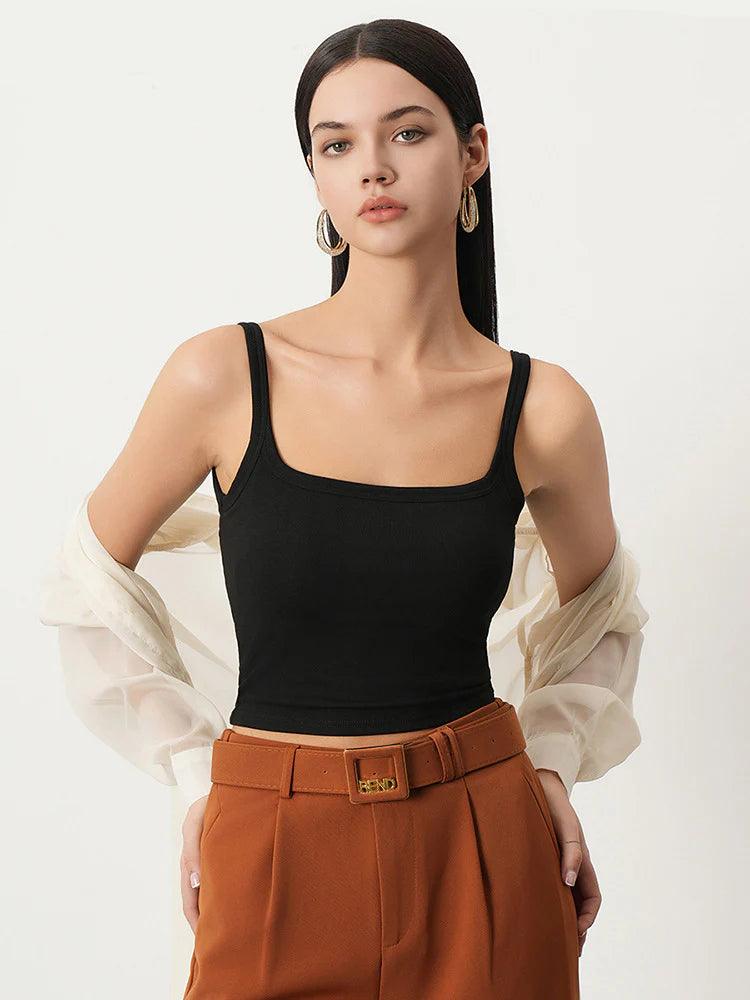 A Cami Top with built-in padding