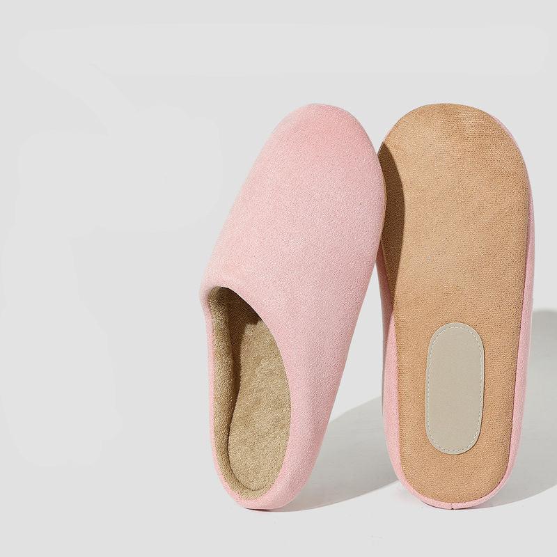 Japanese-Style Silent Indoor Pink Slippers for Women, quiet, cushioned, and breathable for a cozy indoor experience