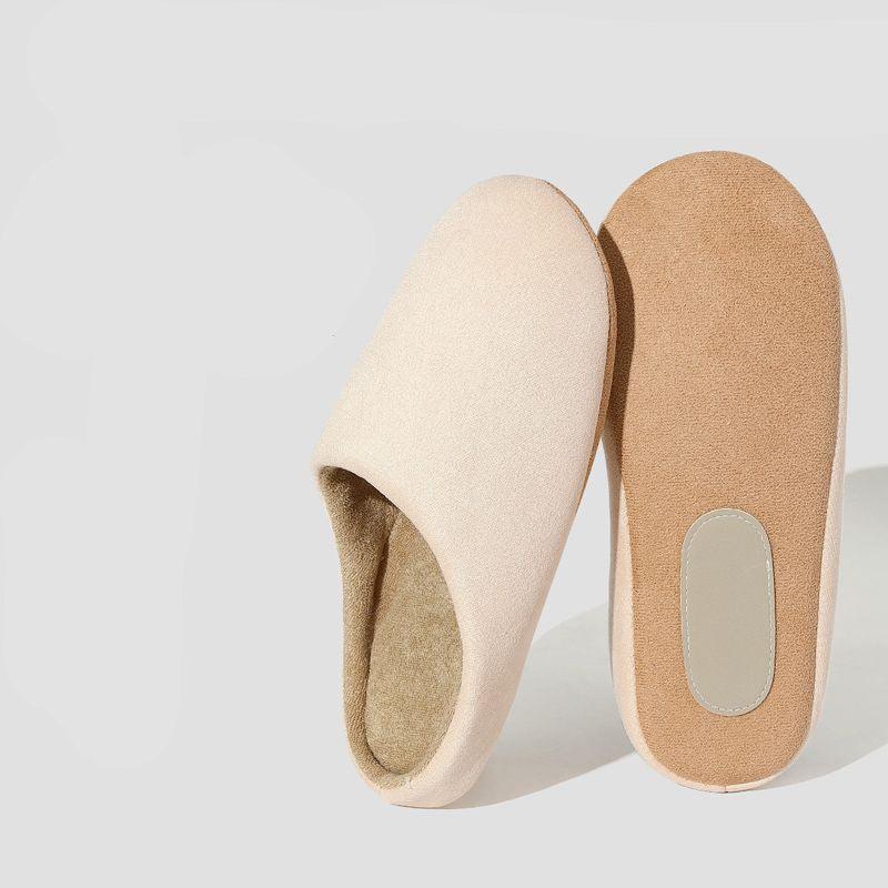 Japanese-Style Silent Indoor White Slippers for Women, quiet, cushioned, and breathable for a cozy indoor experience