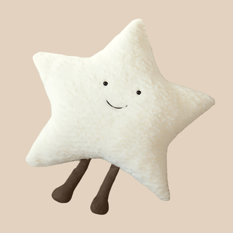 Elegant celestial-inspired pillow, featuring star designs.